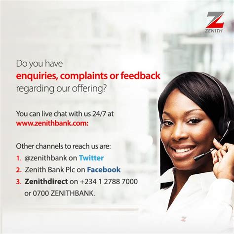 Zenith Bank Customer Care Number, WhatsApp, Email Address.